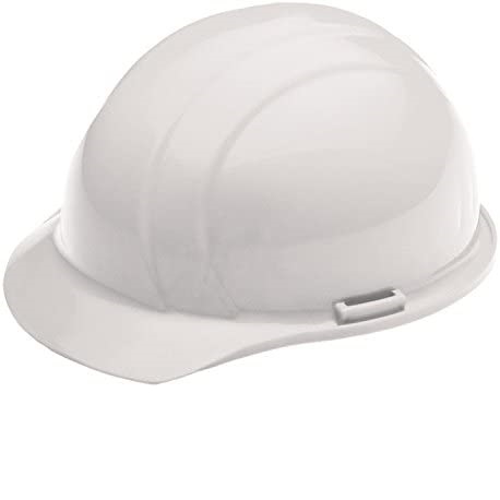 Vulcam Material Company Think Safety Hard Hat Hardhat White 