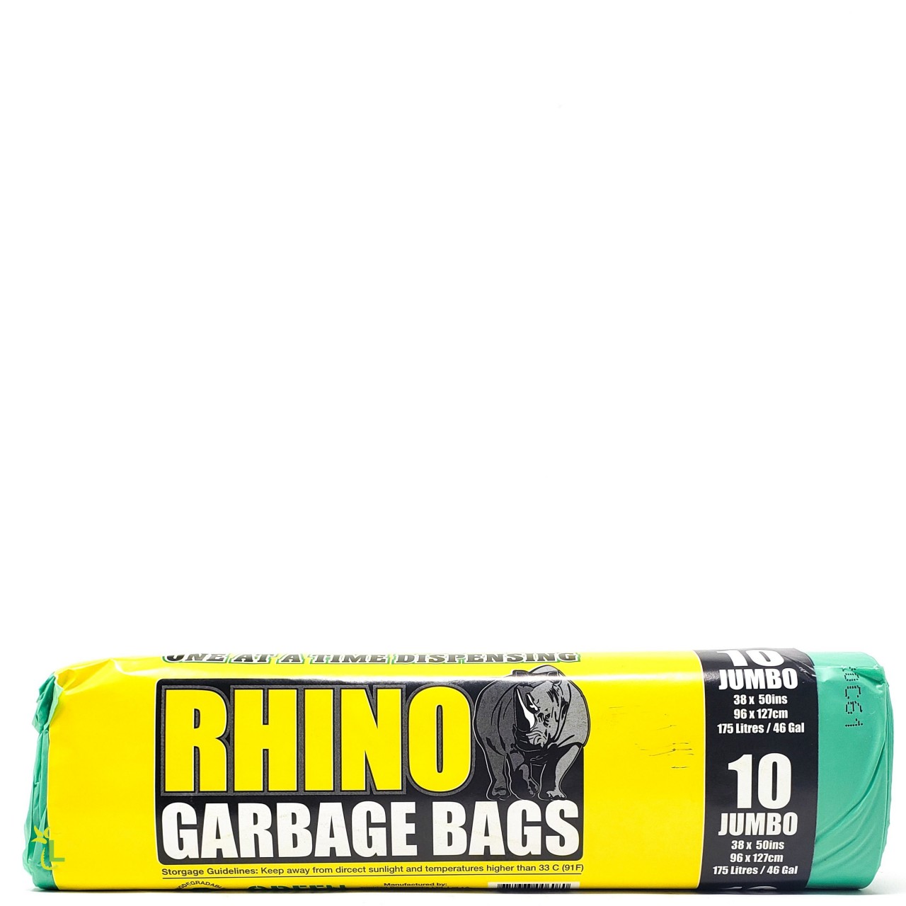 ROLL JUMBO RHINO GARBAGE BAGS 38 X 50- (10 BAGS)  Americas Marketing  Company Limited (AMCOL) Hardware